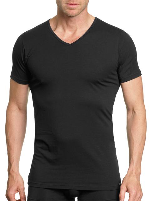 Kumpf Body Fashion Herren T-Shirt 1/2 Arm Single Jersey 99947051 Gr. 8 in schwarz schwarz | 8