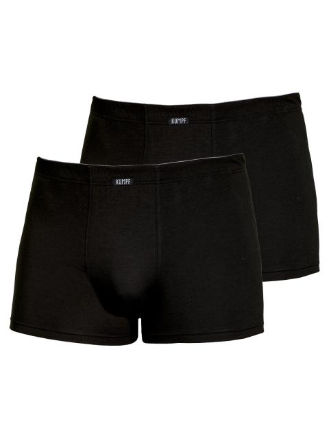 Kumpf Body Fashion 2er Sparpack Herren Pants Single Jersey 99947413 Gr. 7 in schwarz schwarz | schwarz | 7