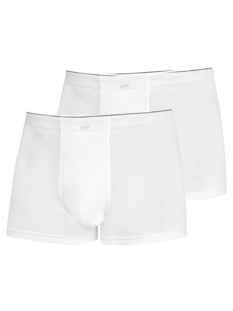Kumpf Body Fashion 2er Sparpack Herren Pants Single Jersey 99947413 Gr. 7 in weiss weiss | weiss | 7
