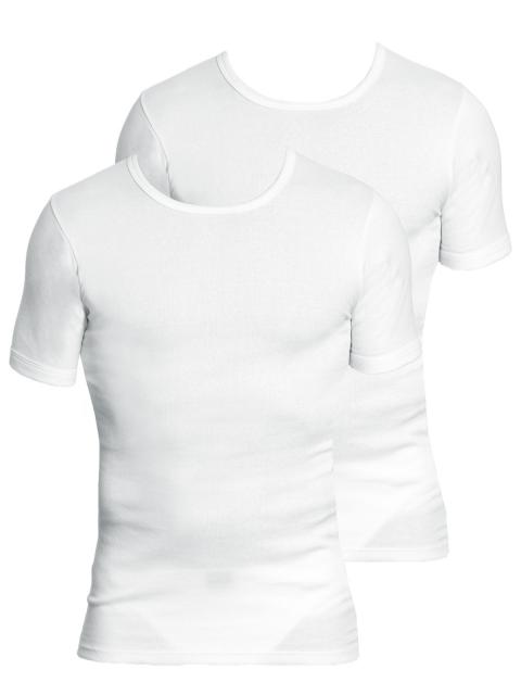 Kumpf Body Fashion 2er Sparpack Herren T-Shirt Feinripp 99142051 Gr. 9 in weiss weiss | 9