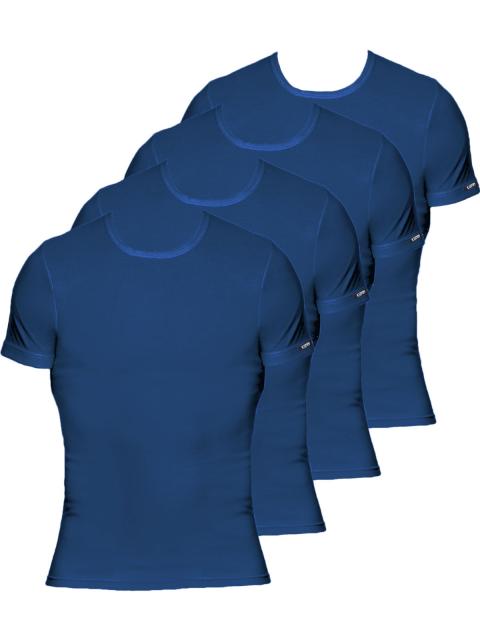 Kumpf Body Fashion 4er Sparpack Herren T-Shirt Bio Cotton 99161153 Gr. 5 in poseidon