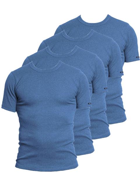 Kumpf Body Fashion 4er Sparpack Herren T-Shirt Bio Cotton 99161153 Gr. 5 in poseidon poseidon | poseidon | 5
