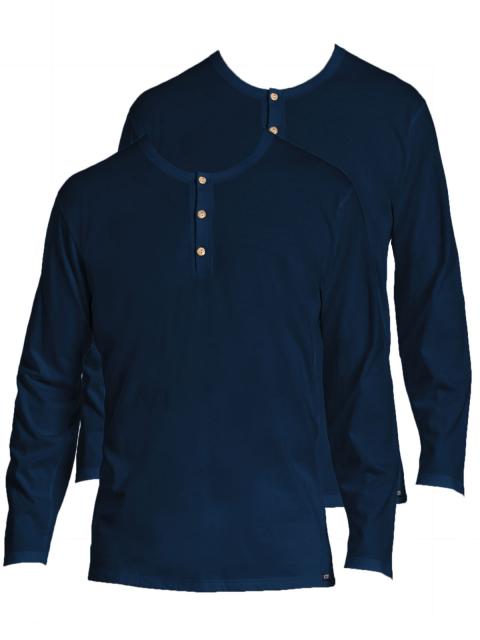Kumpf Body Fashion 2er Sparpack Herren langarm Shirt Bio Cotton 99161062 Gr. 7 in weiss