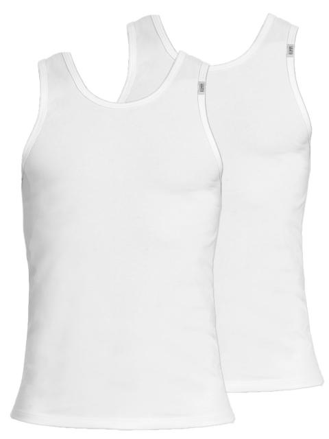 Kumpf Body Fashion 2er Sparpack Herren Unterhemd Bio Cotton 99996011 Gr. 8 in weiss weiss | weiss | 8