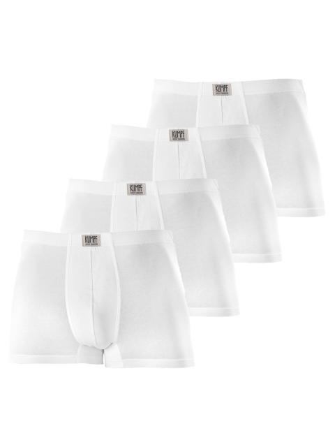 Kumpf Body Fashion 4er Sparpack Herren Pants Bio Cotton 99996413 Gr. 6 in weiss weiss | weiss | 6