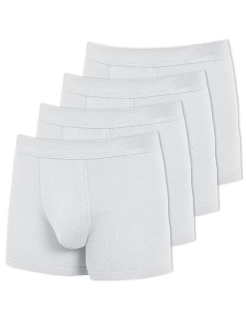 Kumpf Body Fashion 4er Sparpack Herren Pants Bio Cotton 99601413 Gr. 4 in weiss weiss | weiss | 4