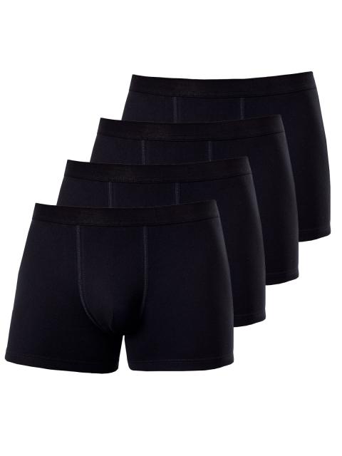 Kumpf Body Fashion 4er Sparpack Herren Pants Bio Cotton 99602413 Gr. 7 in schwarz schwarz | schwarz | 7