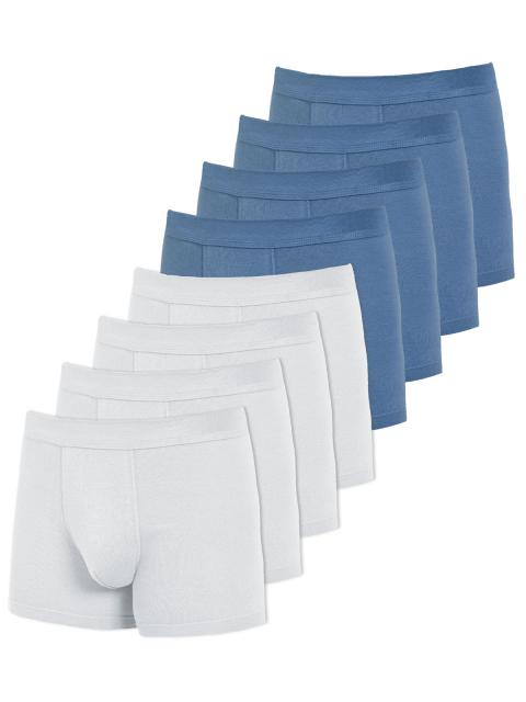 Kumpf Body Fashion 8er Sparpack Herren Pants Bio Cotton 99601413 99607413 Gr. 8 in weiss atlantis atlantis | weiss | 8
