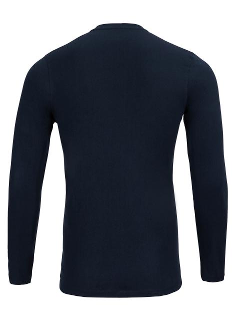 Haasis Bodywear Herren Shirt 1/1 Arm Bio-Cotton 77113062 Gr. XXL in navy