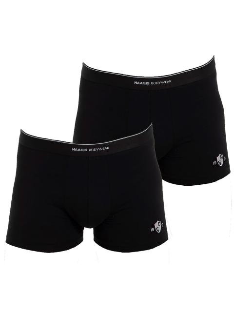 Haasis Bodywear 2er Pack Herren Pants Bio-Cotton 77251413 Gr. M in schwarz