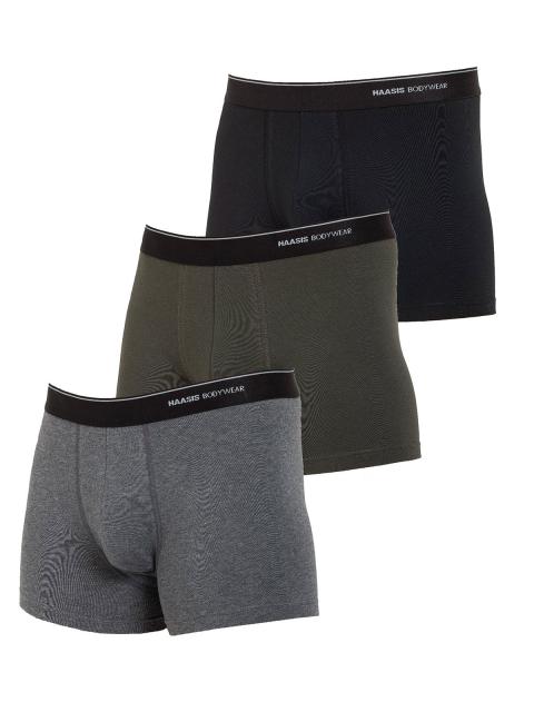 Haasis Bodywear 3er Pack Herren Pants Bio-Cotton 77376413 Gr. XXL in multi colored