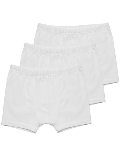Haasis Bodywear 3er Pack Jungen Pants Bio-Cotton 55350413 Gr. 128 in weiss weiss | 128