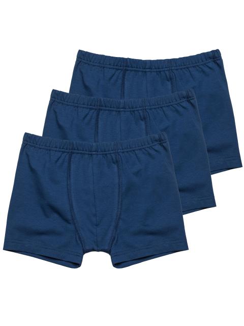 Haasis Bodywear 3er Pack Jungen Pants Bio-Cotton 55351413 Gr. 104 in darkblue darkblue | 104