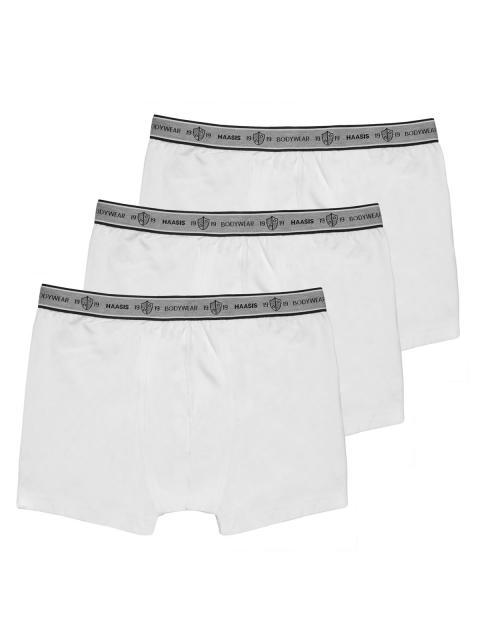 Haasis Bodywear 3er Pack Herren Pants Bio-Cotton 77350413 Gr. XXL in weiss weiss | XXL