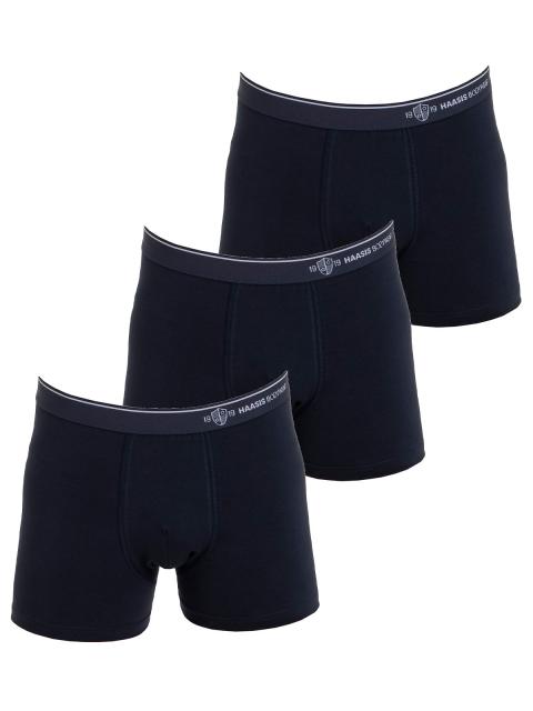 Haasis Bodywear 3er Pack Herren Pants Bio-Cotton 77355413 Gr. XXL in navy navy | XXL