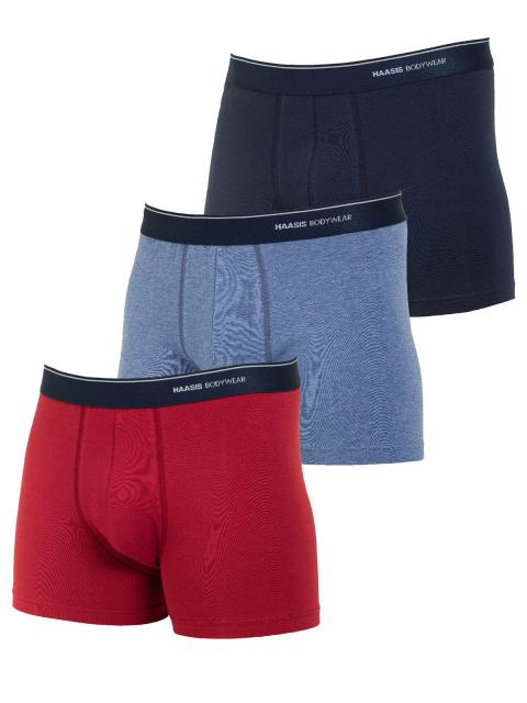 Haasis Bodywear 3er Pack Herren Pants Bio-Cotton 77375413 Gr. L in multi colored multi colored | L