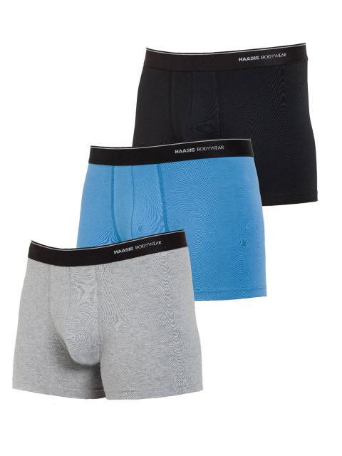 Haasis Bodywear 3er Pack Herren Pants Bio-Cotton 77377413 Gr. L in multi colored multi colored | L