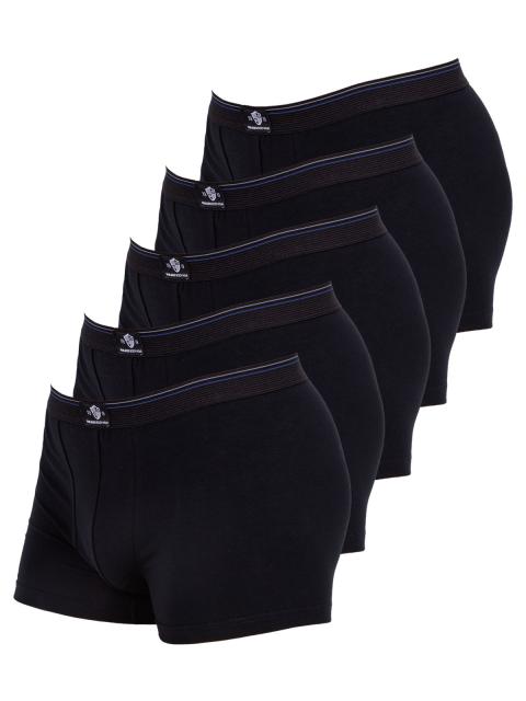 Haasis Bodywear 5er Pack Herren Pants Bio-Cotton 77551413 Gr. M in schwarz schwarz | M