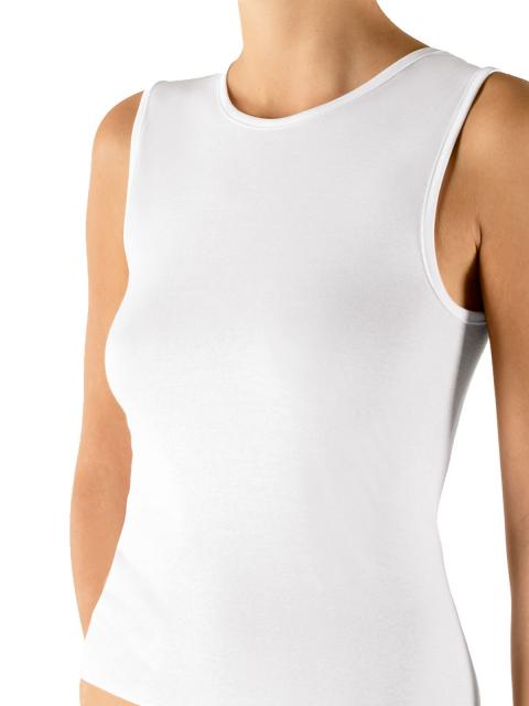 Nina von C. 3er Pack Damen Shirt ohne Arm Fine Cotton 70 391 111 0 Gr. 50 in weiss weiss | 50
