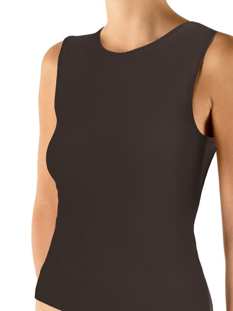 Nina von C. 3er Pack Damen Shirt ohne Arm Fine Cotton 70 391 111 0 Gr. 44 in schwarz schwarz | 44