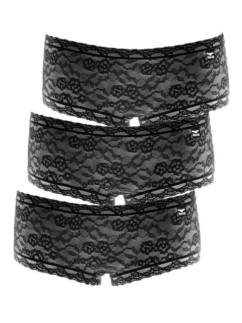 Nina von C. 3er Pack Damen Panty Lisa 6005 137 0 0 Gr. S in schwarz schwarz | S
