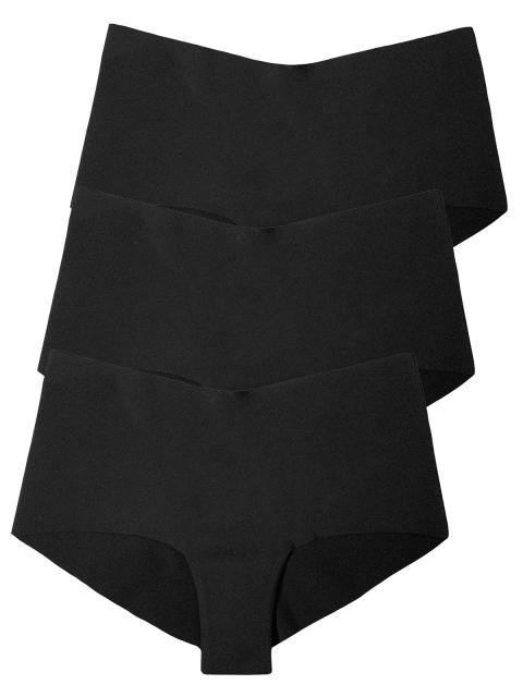 Nina von C. 3er Pack Damen Shorty Secret Soft & Shape 91 130 113 0 Gr. S in schwarz schwarz | S