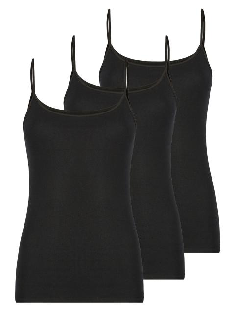 Nina von C. Damen Trägerhemd Fine Cotton 70 310 111 0 Gr. 42 in schwarz schwarz | 42