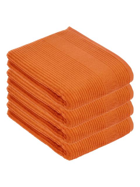 Vossen 4er Pack Duschtuch Tomorrow 1192052610 Gr. 67 x 140 cm in electric orange electric orange | 67 x 140 cm