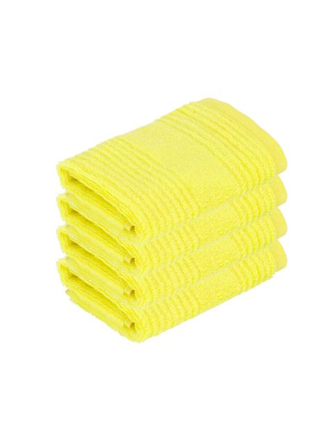 Vossen 4er Pack Seiftuch Tomorrow 1192021390 Gr. 30 x 30 cm in electric yellow electric yellow | 30 x 30 cm