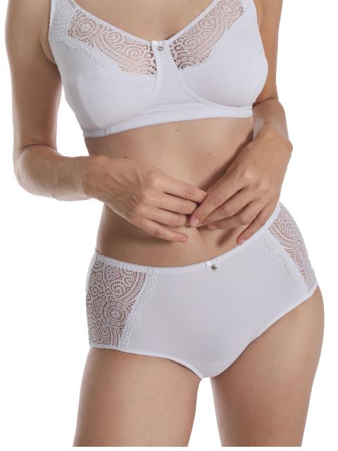 Sassa Damen Panty SOFTLY COTTON 38377 Gr. 46 in white