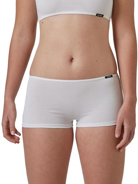 Skiny Damen Low Cut Pant Cotton Essentials 080904 Gr. 40 in white