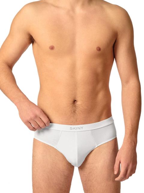 Skiny Herren Brasil Slip Cotton Fresh 080980 Gr. S in white