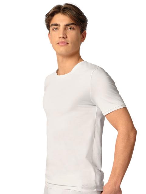 Skiny Herren Shirt kurzarm Cotton Fresh 080983 Gr. L in white