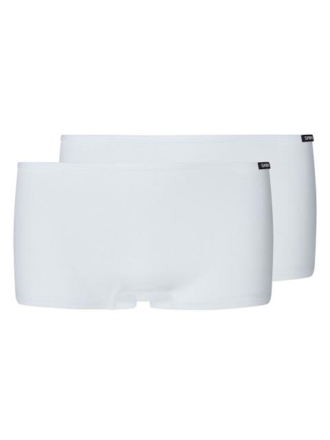 Skiny Mädchen Pant 2er Pack Cotton Essentials 036382 Gr. 140 in white white | 140