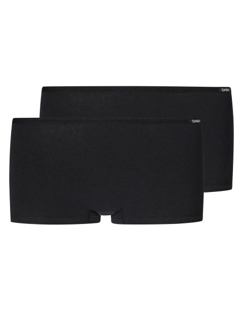 Skiny Mädchen Pant 2er Pack Cotton Essentials 036382 Gr. 152 in black black | 152