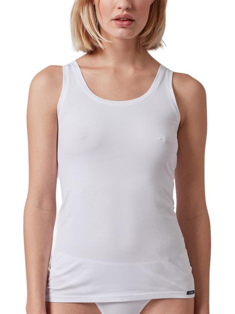 Skiny Damen Tank Top Cotton Essentials 080480 Gr. 42 in white white | 42