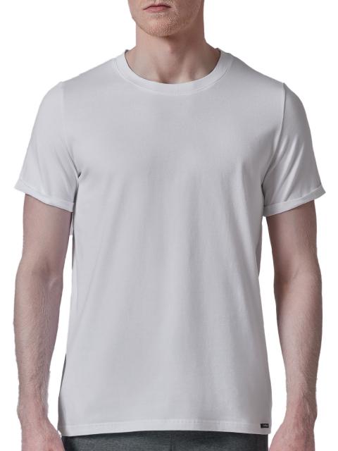 Skiny Herren Shirt kurzarm Night In Mix & Match 080508 Gr. XXL in white white | XXL