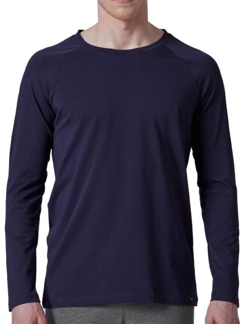 Skiny Herren Shirt langarm Night In Mix & Match 080509 Gr. S in crown blue crown blue | S