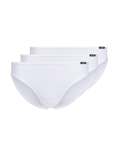 Skiny Damen Rio Slip 3er Pack Cotton Essentials 081482 Gr. 38 in white white | 38