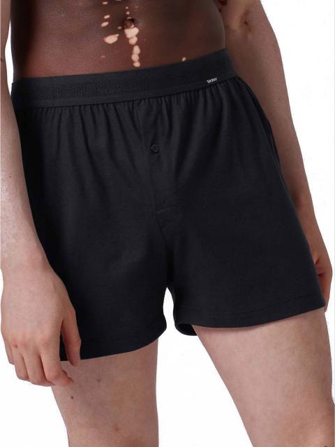 Skiny Herren Boxer Shorts Cotton Retro 082327 Gr. XXL in black black | XXL