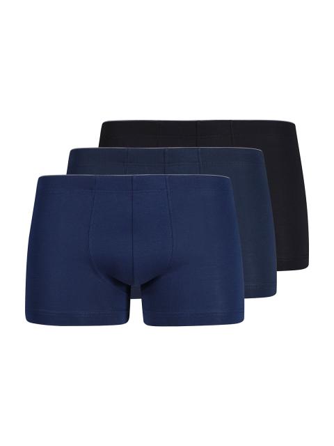 Huber Herren Pant 3er Pack Cotton 3 Pack 112636 Gr. M in blue-black selection blue-black selection | M