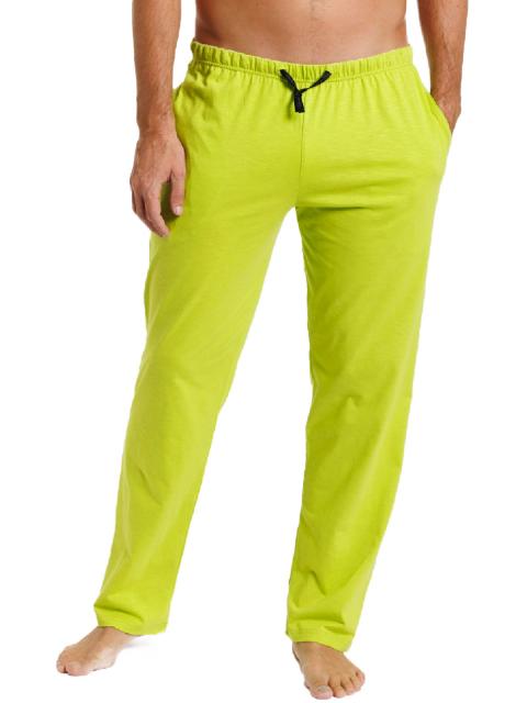 Haasis Bodywear Herren Pyjamahose Slub Single Jersey 77123873 Gr. S in lime