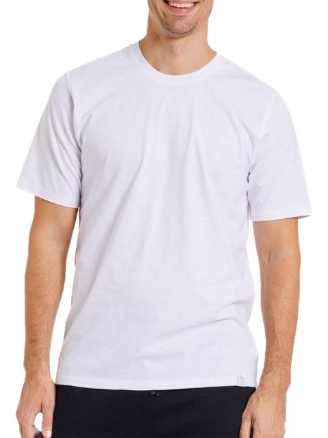 Haasis Bodywear Herren T-Shirt 1/2 Arm Alloverprint 77120153 Gr. XXL in weiss weiss | XXL