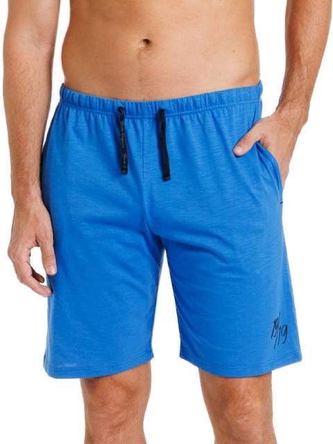 Haasis Bodywear Herren Bermuda Slub Single Jersey 77122863 Gr. XXL in mid blue mid blue | XXL