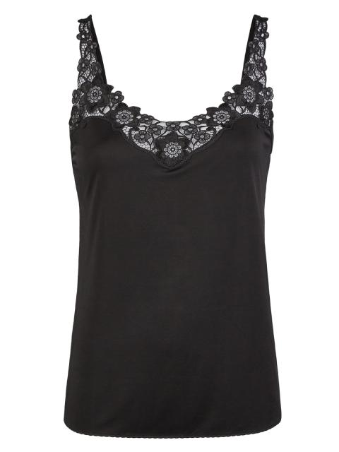 Damen Trägerhemd Elegance 22 480 351 0 Gr. 50 in schwarz