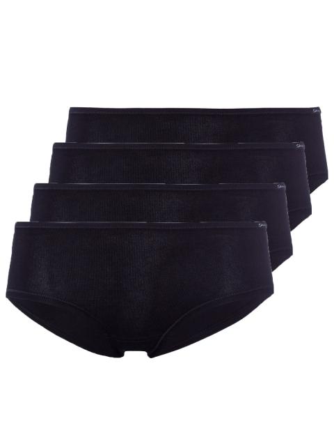 Skiny 4er Pack Damen Panty Cotton Advantage 082654 Gr. 42 in black black | 42