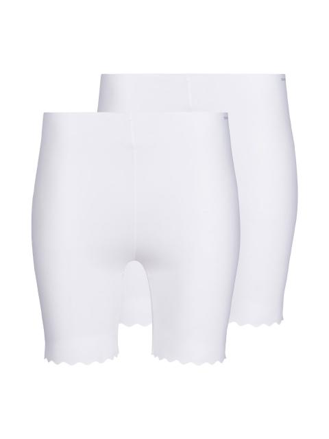 Skiny 2er Pack Damen lange Unterhose Micro Essentials 084274 Gr. in white | 44/46