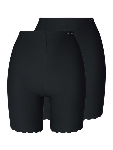 Skiny 2er Pack Damen lange Unterhose Micro Essentials 084274 Gr. 36/38 in black black | 36/38
