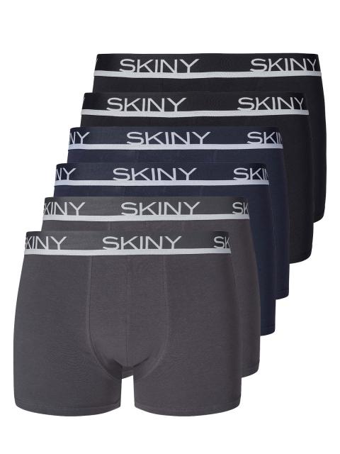 Skiny 6er Pack Herren Pant Cotton Multipack 086840 Gr. L in greyblueblack selection greyblueblack selection | L