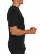 Kumpf Body Fashion Herren T-Shirt 1/2 Arm Wolle-Seide 96295153 Gr. 5 in schwarz 2